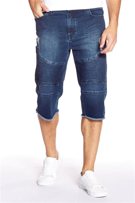 mens gucci capri shorts|Gucci denim shorts men.